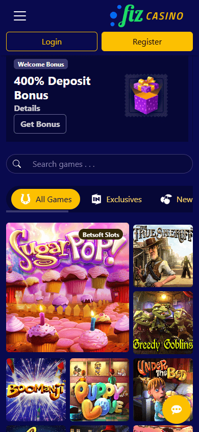 Casino Fiz Mobile screenshot